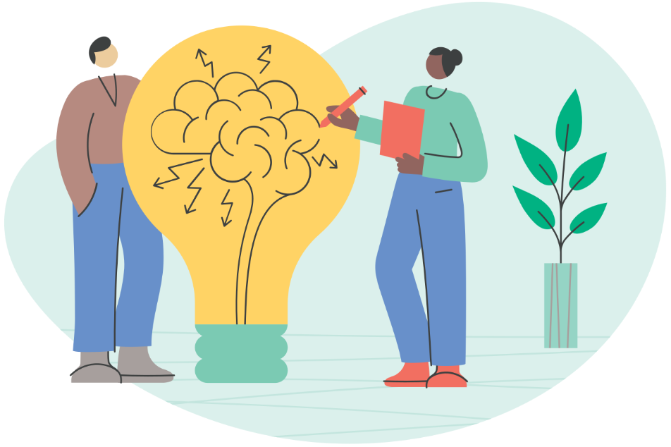 Ecran affichant deux collaborateurs